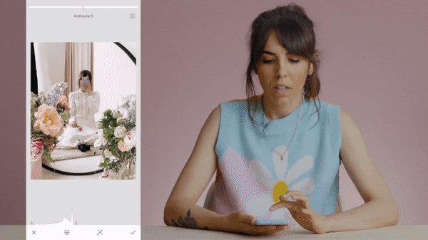Snapseed is a very simple option to make specific touch-ups on your photographs.