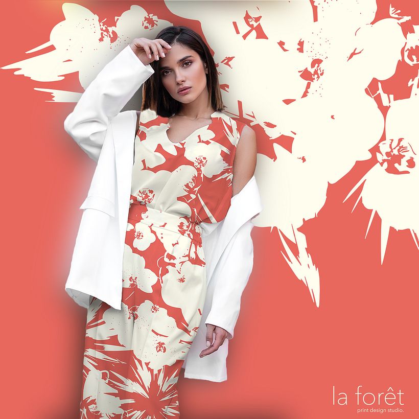 Diseño de Estampado Floral