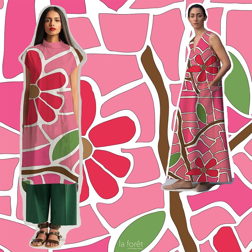 Diseño de Estampado Floral