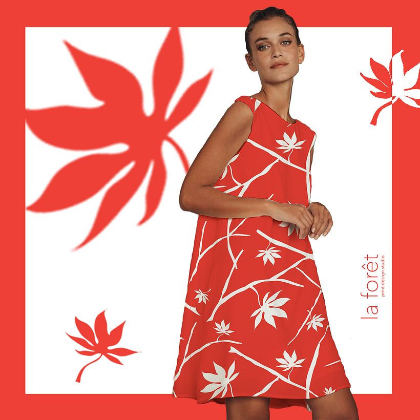 Diseño de Estampado Floral