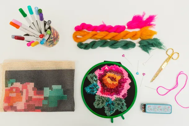 Descarga gratis: 4 dibujos para bordar 1