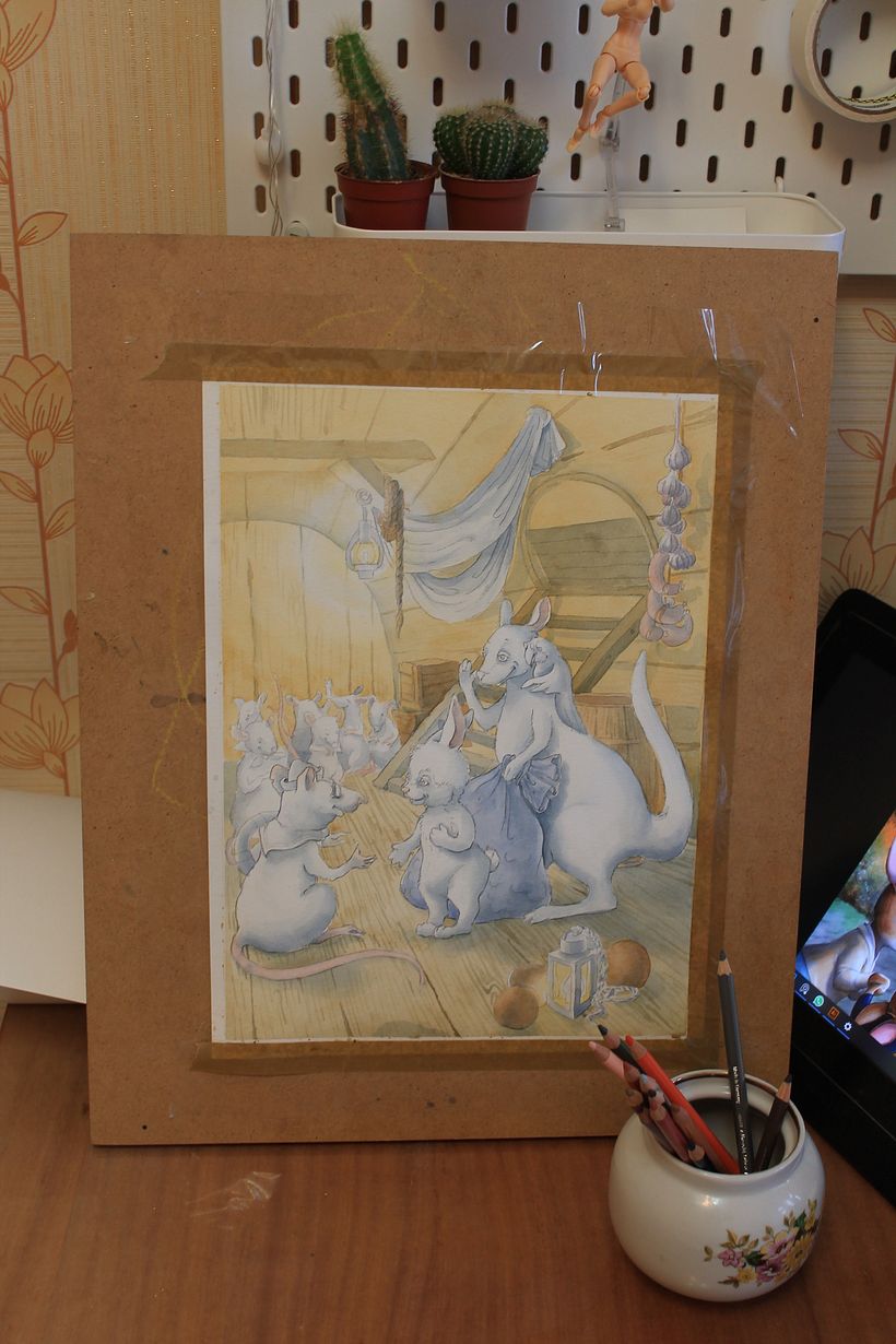 My project for course: Animal Characters in Watercolor for Children’s Books 14