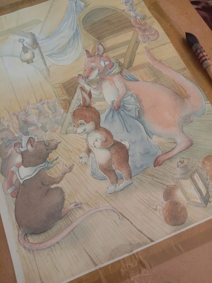 My project for course: Animal Characters in Watercolor for Children’s Books 17