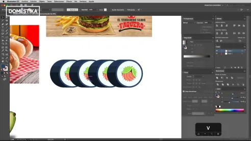 Illustrator tutorial: how to draw sushi 15