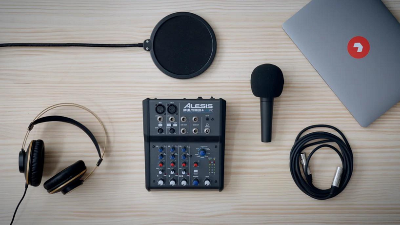 The technical equipment can be as complex or simple as you want, you only need a microphone and laptop to get started.