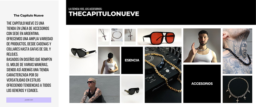 Marca de accesorios de moda argentina.