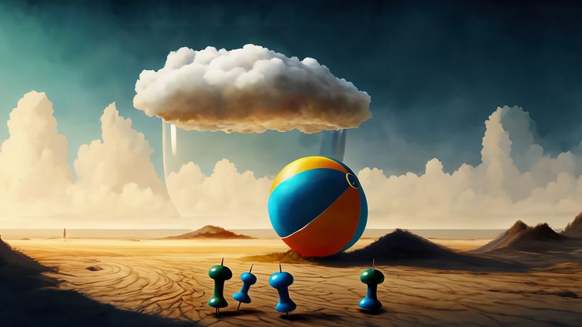 Easier to work on Adobe Photoshop's AI tools with abstract elements.