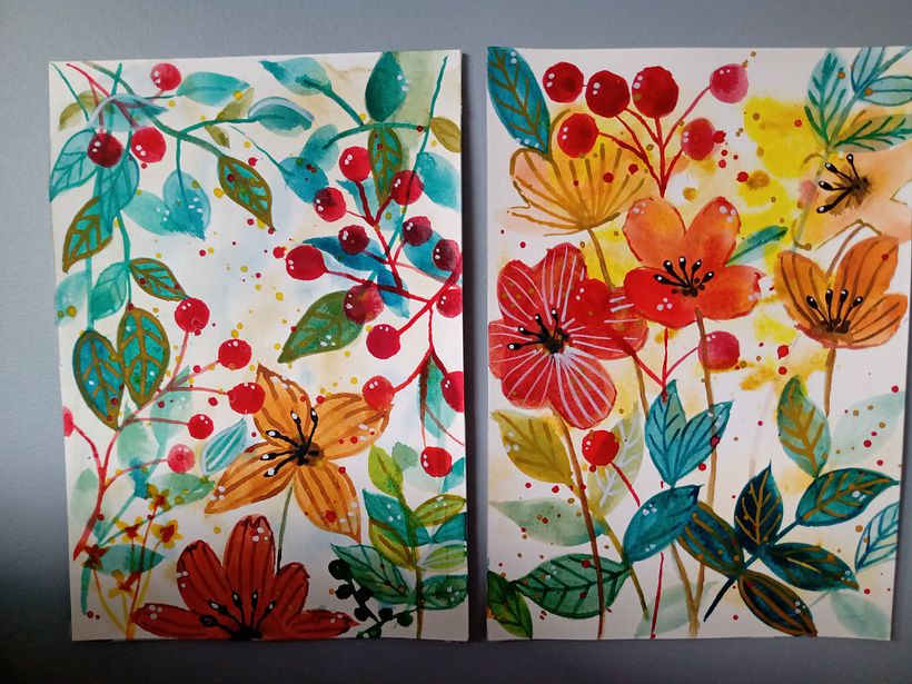Mi proyecto del curso: Acuarela floral: conecta con la naturaleza 1