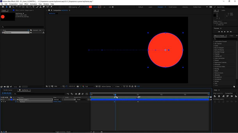 Place the Anchor Point in the center of the ellipse.