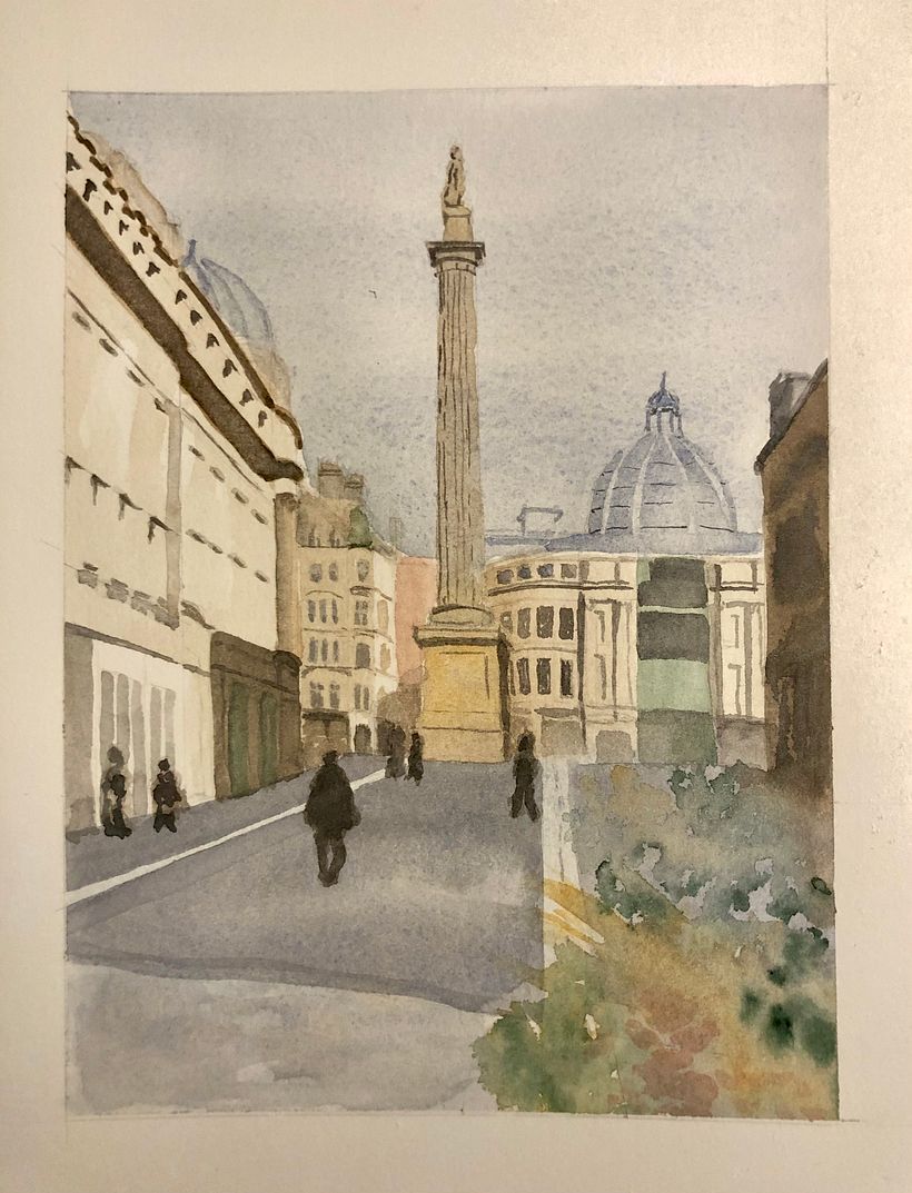 My project for course: Architectural Illustration with Watercolor 2