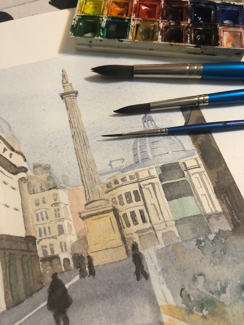 My project for course: Architectural Illustration with Watercolor 3