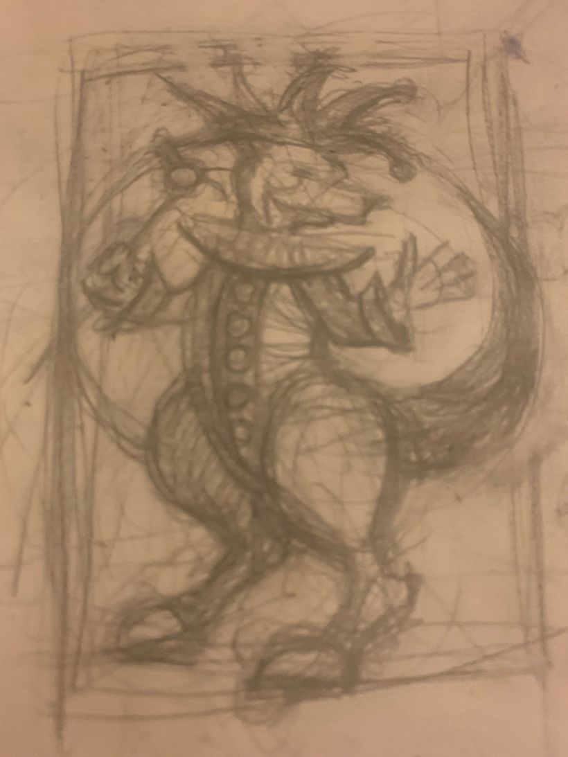 Playing Card illustrations for "Lucky Roo" 17