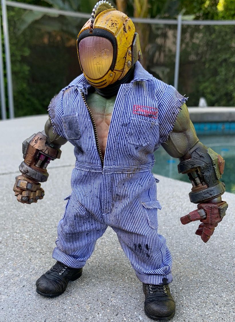 Here's a photo of the action figure.  There's a lot of great detail to work with. 