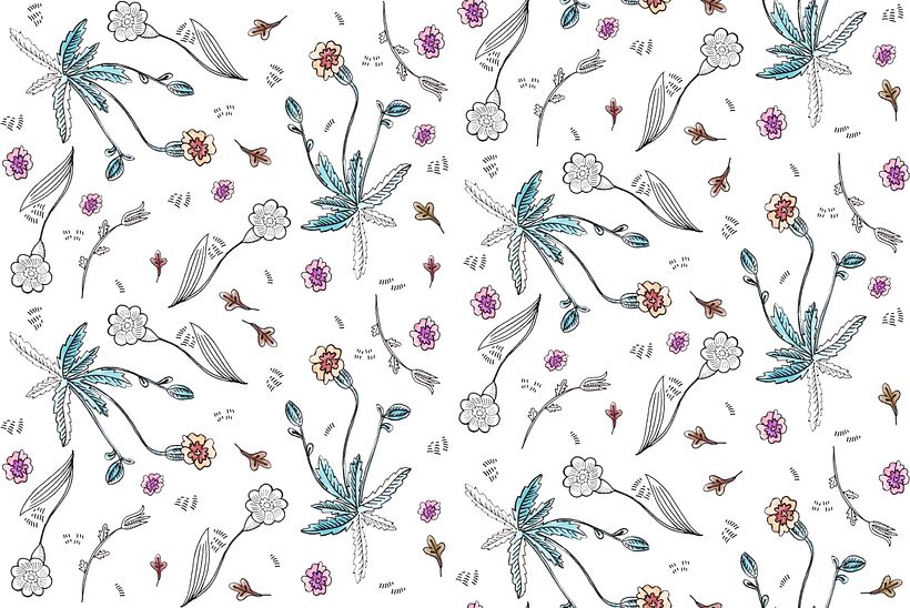 Il mio progetto del corso: Design e composizione di pattern tessili 5