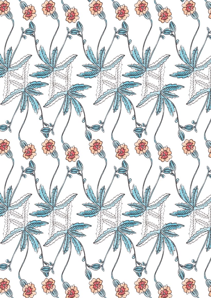 Il mio progetto del corso: Design e composizione di pattern tessili 2