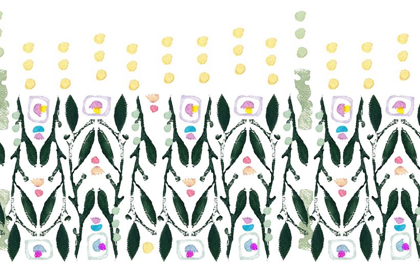 Il mio progetto del corso: Design e composizione di pattern tessili 8