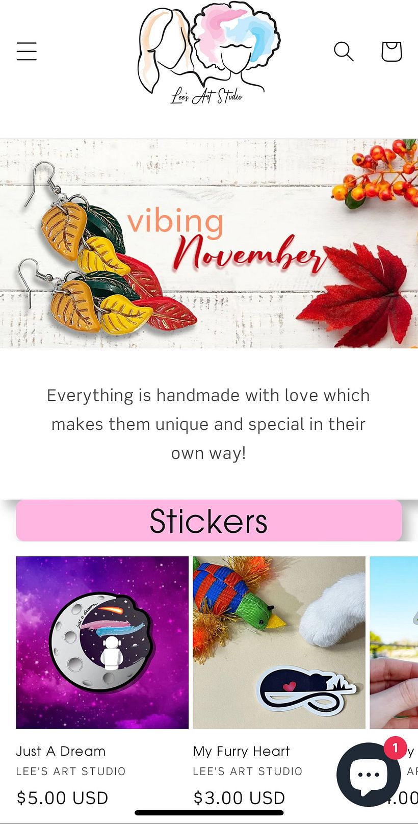 My project for course: Creation of an Online Shop with Shopify 1