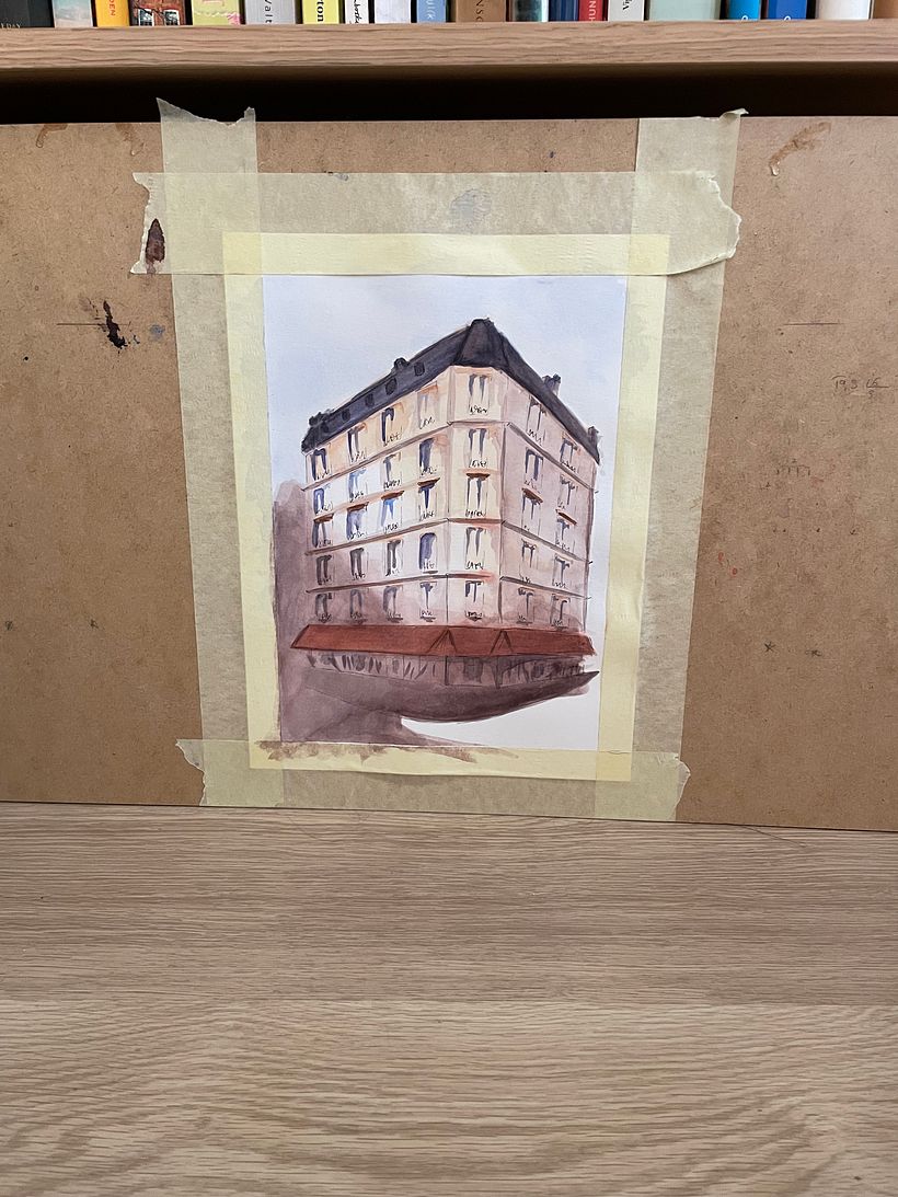 My project for course: Architectural Sketching with Watercolor and Ink 1
