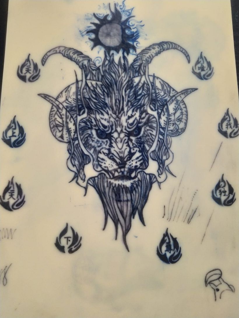 Mi proyecto del curso: Técnicas de tatuaje blackwork con línea fina 3