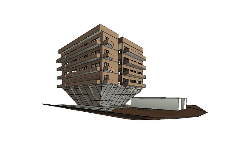 Mi proyecto del curso: Modelado de edificios paramétricos con Revit 3