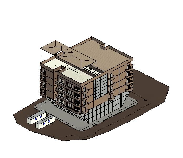Mi proyecto del curso: Modelado de edificios paramétricos con Revit 6