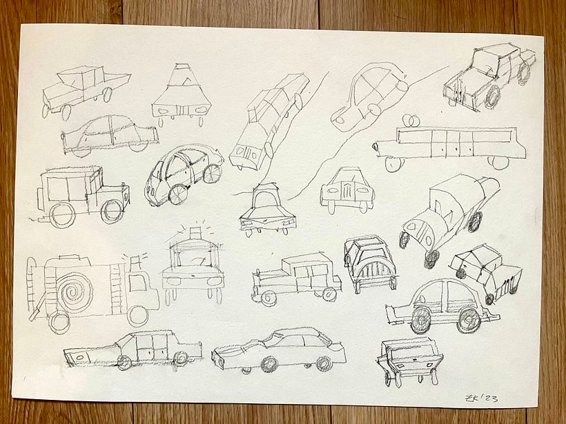 My project for course: Creative Drawing Techniques for Beginners 5