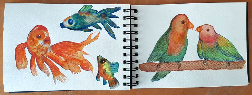 My project for course: Creative Watercolor Sketching for Beginners 2