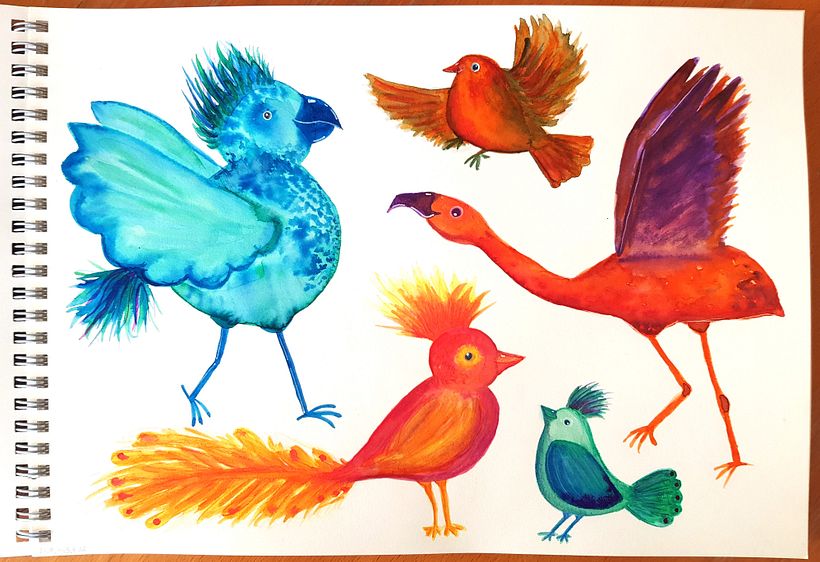 My project for course: Creative Watercolor Sketching for Beginners 5