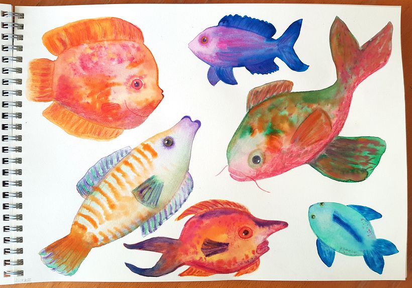 My project for course: Creative Watercolor Sketching for Beginners 6