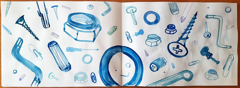 My project for course: Creative Watercolor Sketching for Beginners 11