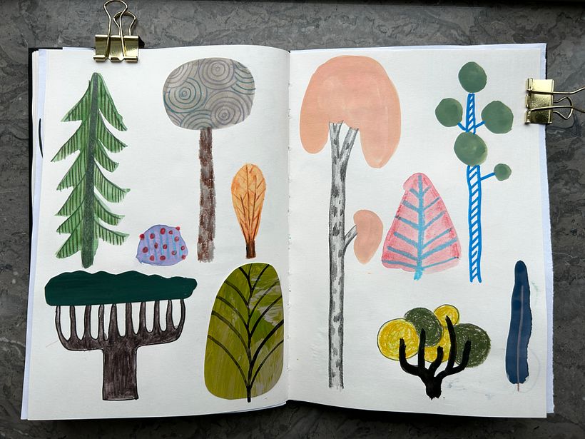My project for course: Illustration Techniques to Unlock your Creativity - Diseño