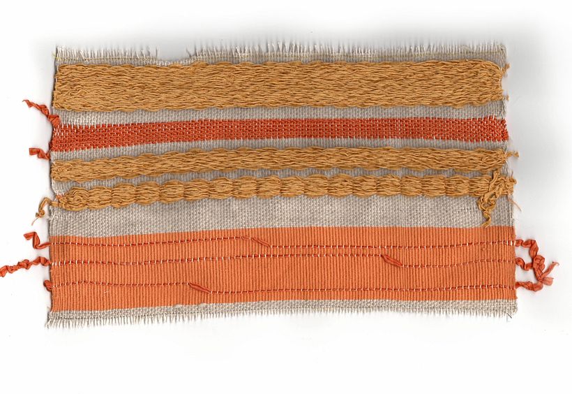 Textile sample #1 - Hand woven on sample loom