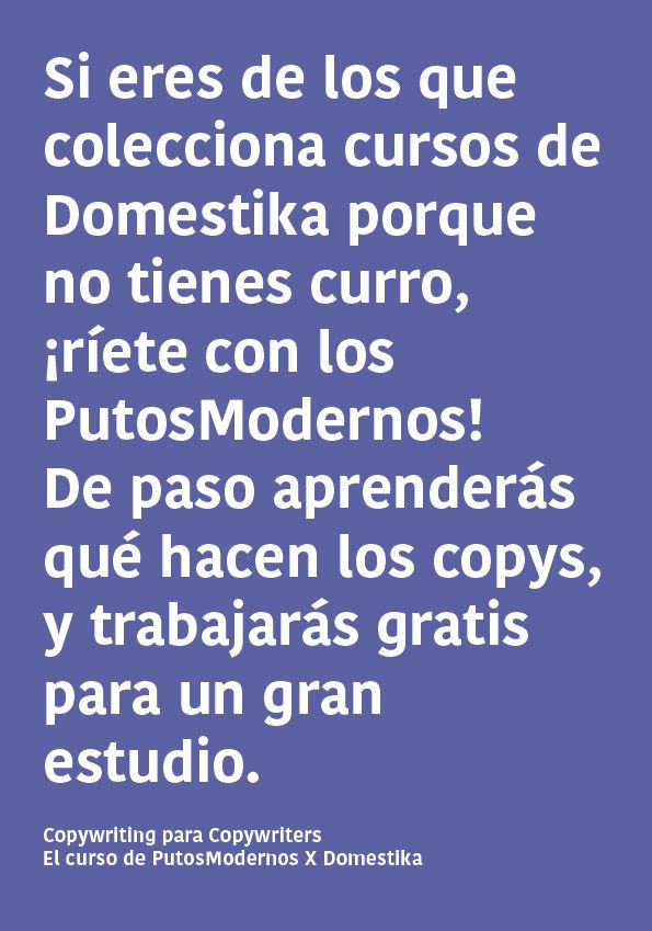 Mi proyecto del curso: Copywriting para copywriters 3