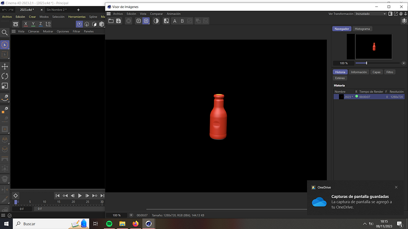 Problema Cinema 4d objeto primitivo no visible 2