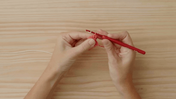 Knit a Crochet flock designed by Susimiu step by step