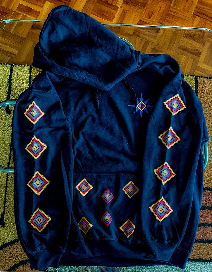 Hoodie estrella ojo de Dios