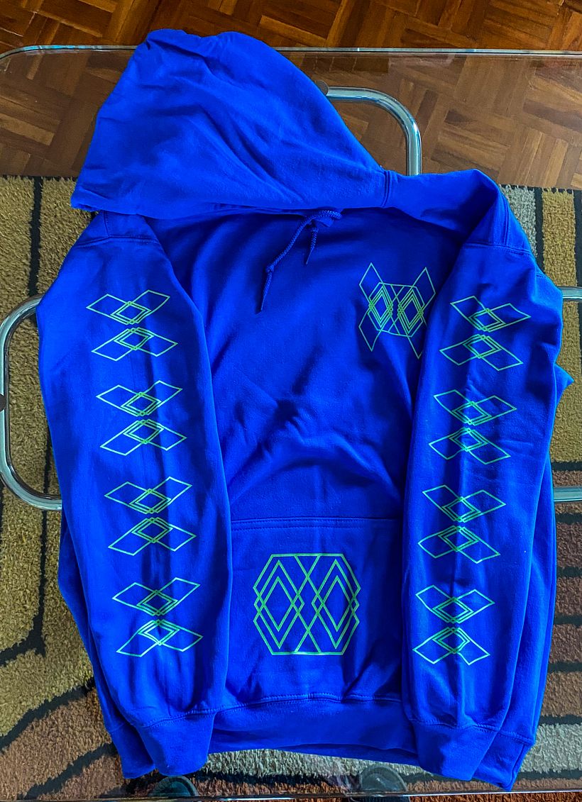 Hoodie geometría romboide
