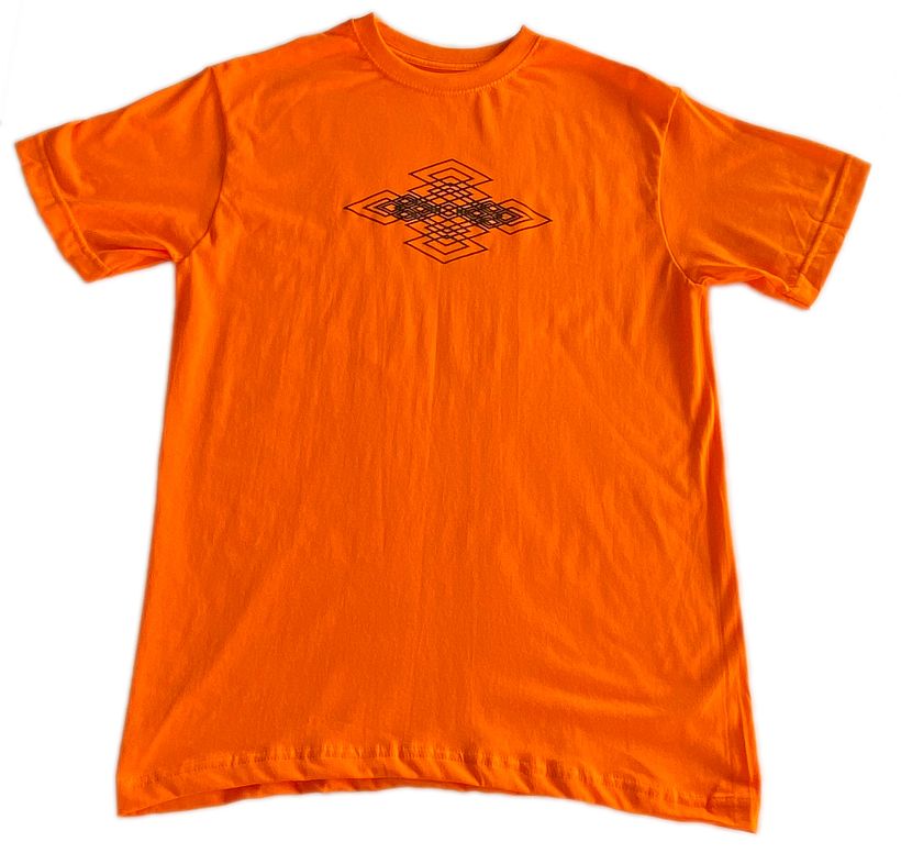 Camiseta hombre - geometría romboide