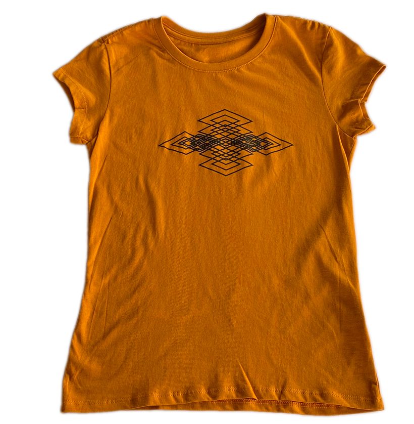 Camiseta mujer - geometría romboide