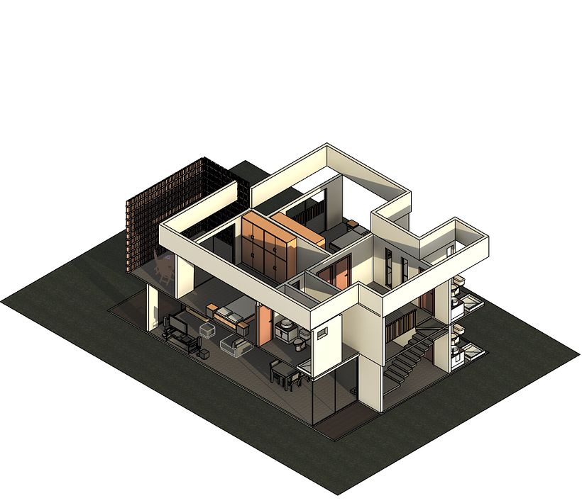 Mi proyecto del curso: Diseño y modelado arquitectónico 3D con Revit 2