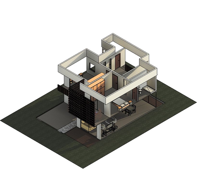 Mi proyecto del curso: Diseño y modelado arquitectónico 3D con Revit 2