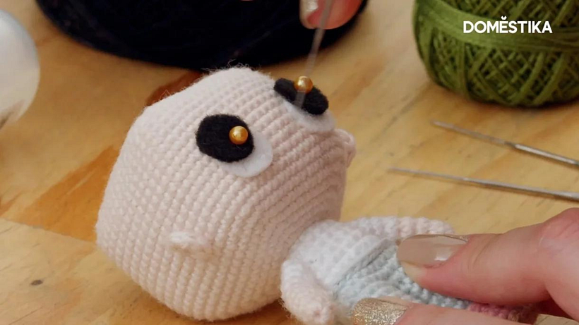 Amigurumi Tutorial: How to make amigurumi eyes with Lhylaraña 7