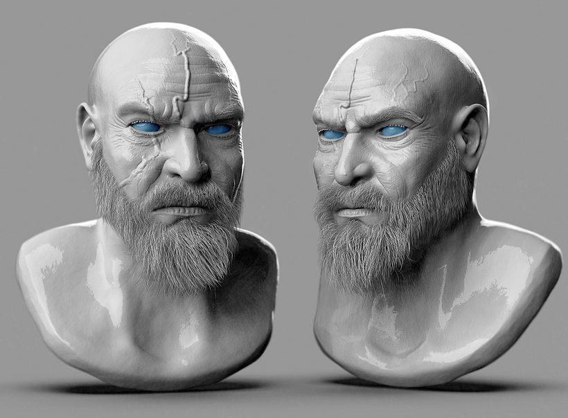 Mi proyecto del curso: Retrato 3D realista con ZBrush y KeyShot 2