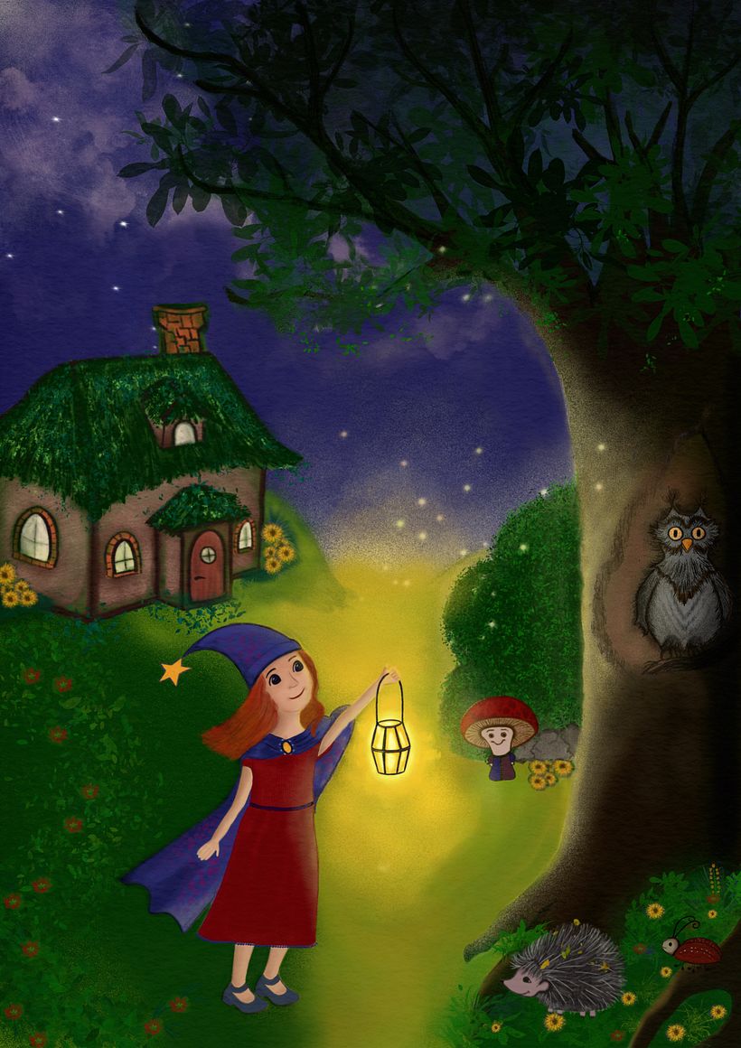 My project for course: Children’s Illustration with Procreate: Paint Magical Scenes 1