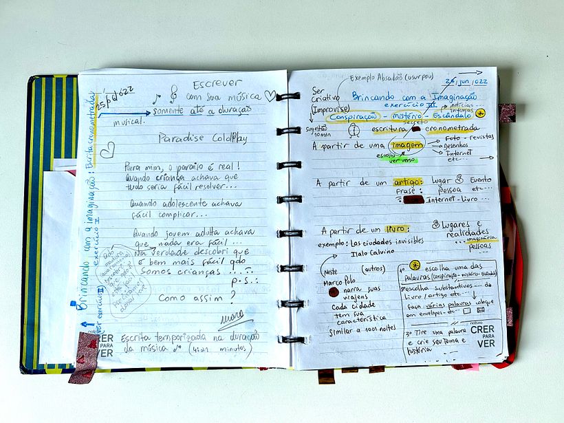 MarArtesOficial - Exercício - Escreva ao som de sua música 🎵 preferida…