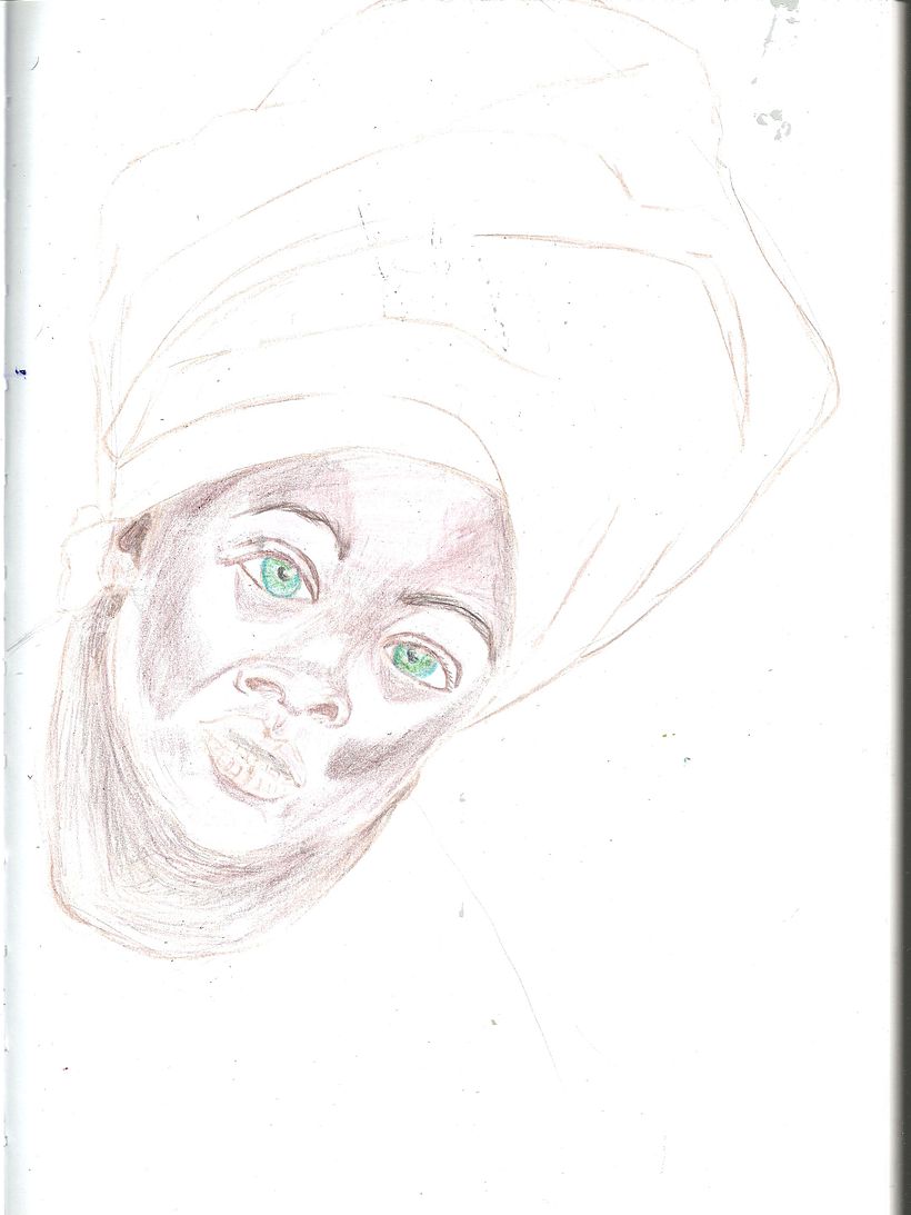 Mi proyecto del curso: Dibujo de retratos llamativos con lápices de colores 3
