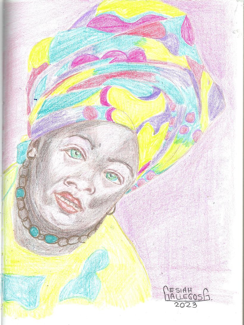 Mi proyecto del curso: Dibujo de retratos llamativos con lápices de colores 5