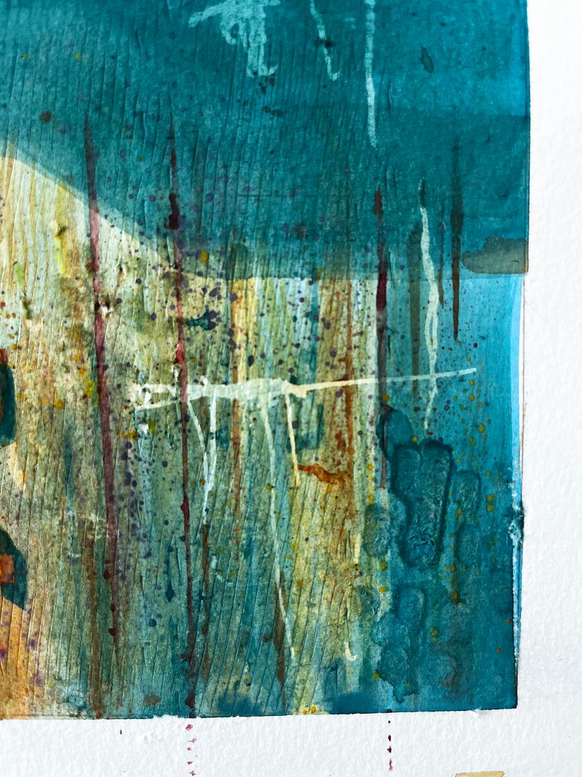 Meu projeto do curso: Masterclass de texturas em aquarela 2