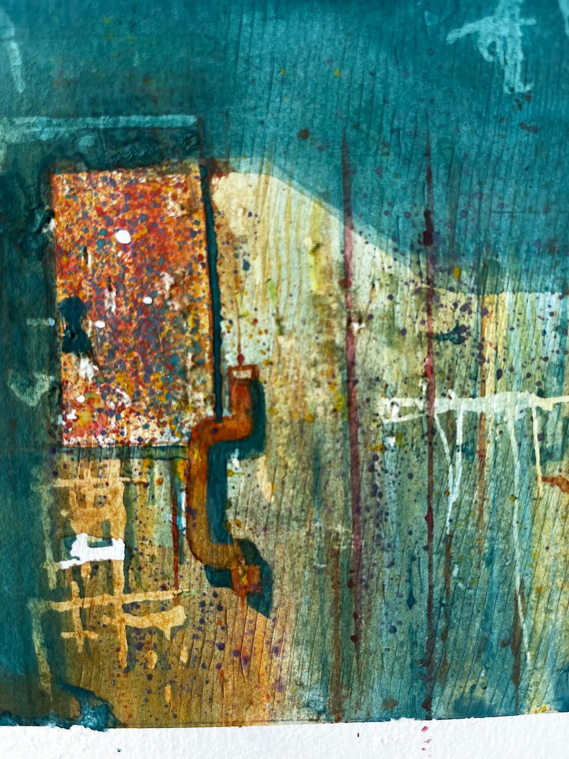 Meu projeto do curso: Masterclass de texturas em aquarela 2