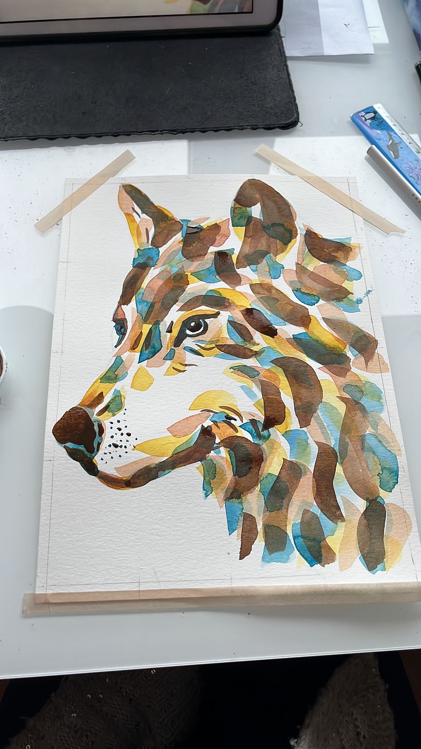 My project for course: Experimental Watercolor Techniques for Beginners 3
